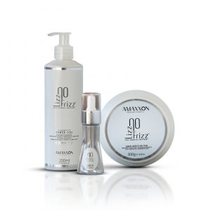 KIT SHAMPOING + SÉRUM + MASQUE - LIZZ NO FRIZZ