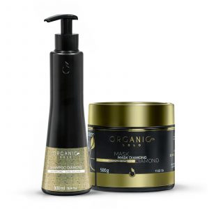KIT SHAMPOING + MASQUE DIAMOND - ORGANIC GOLD