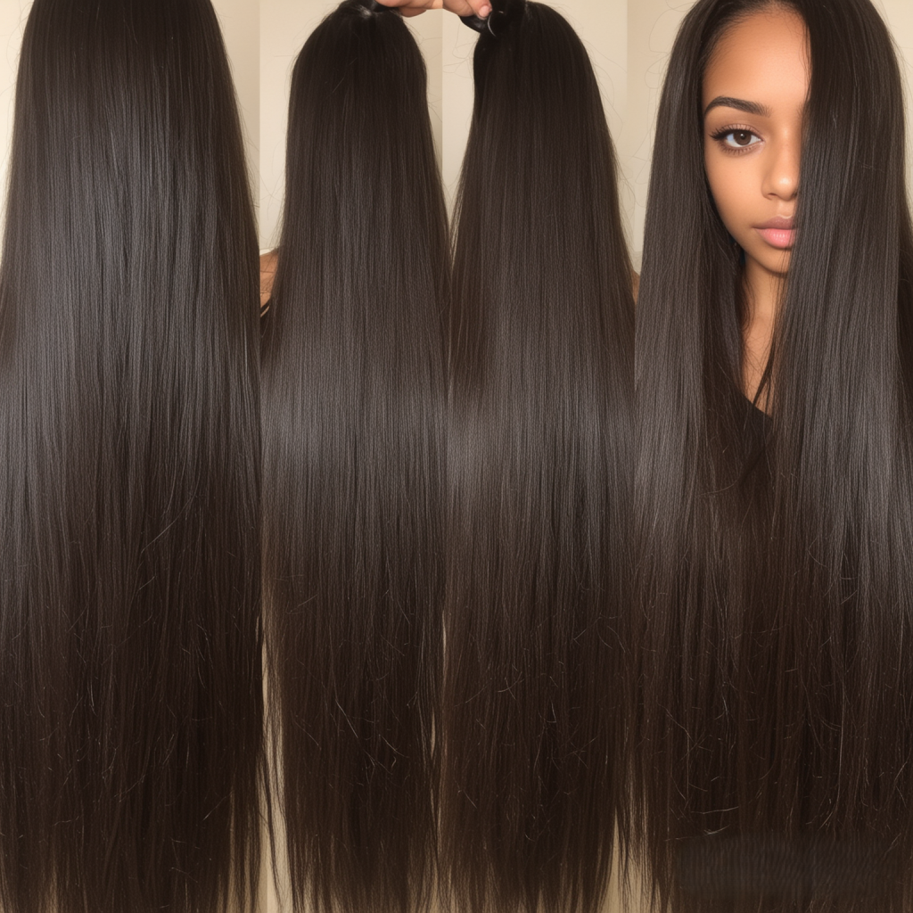 Coloration et lissage – résultat sur cheveux colorés