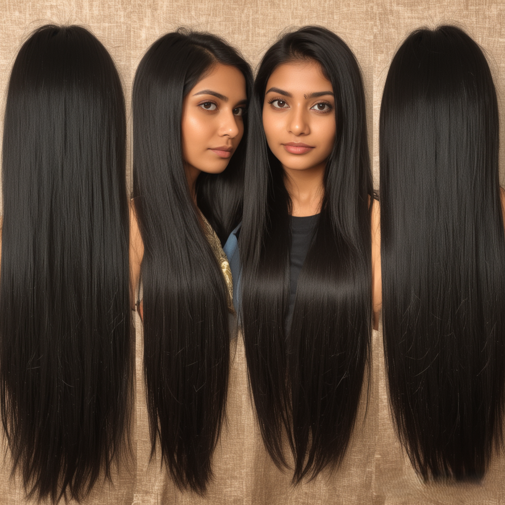 Lissage capillaire – résultat sur cheveux longs et lisses